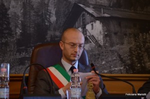 Il Sindaco Andrea Franceschi (foto Feliciana Mariotti- wwwilnotiziariodicortina.com)